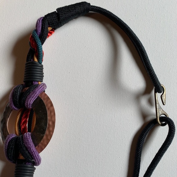 Vintage wide belt corded boho indie rope - Picture 3 of 10